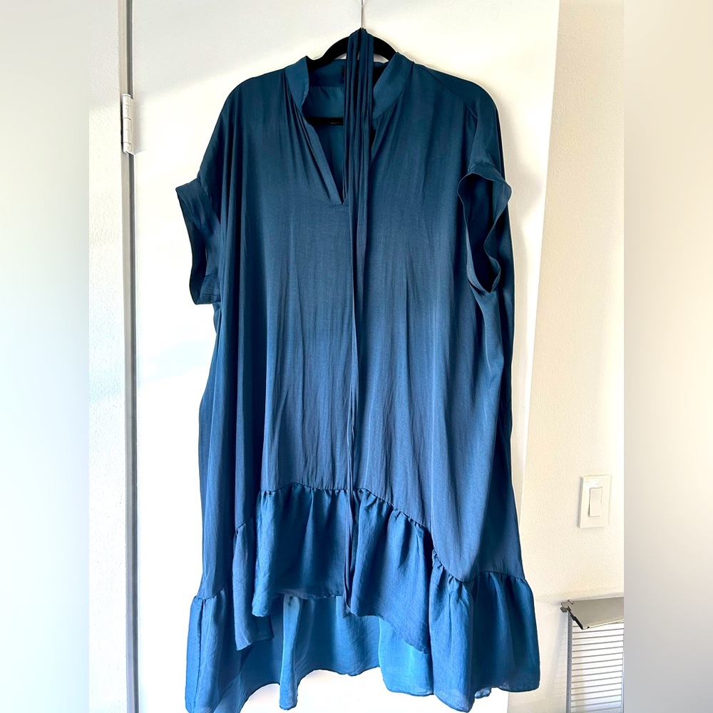 Ruti navy blue dress, excellent condition (barely worn) - one size